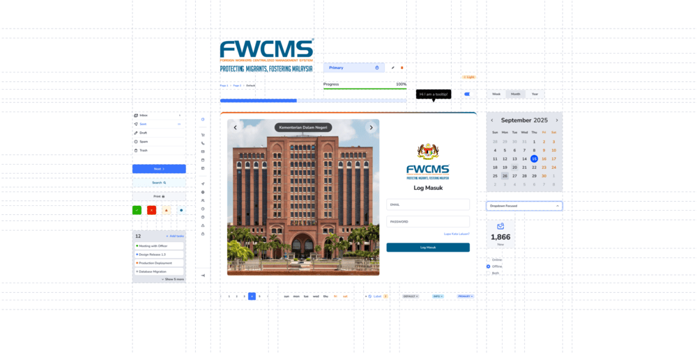 FWCMS Interface Showcase